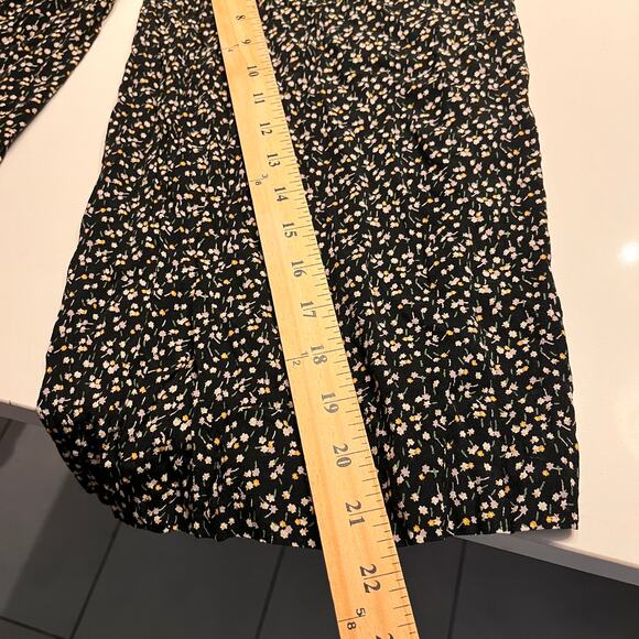 Madewell Playground Floral Posies Button Front Wide Leg Jumpsuit Size 00 - Picture 13 of 13